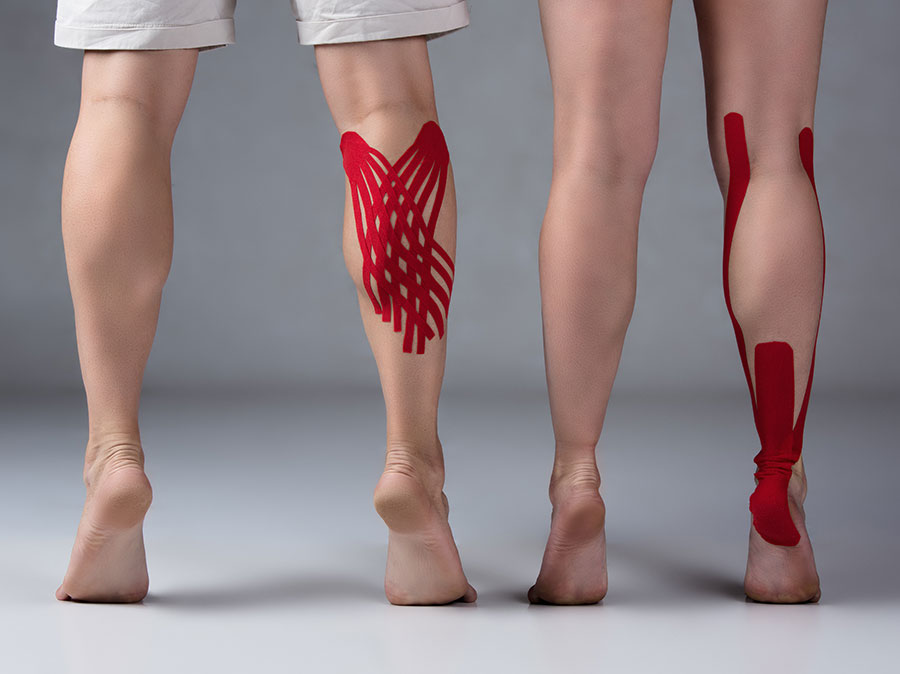 Calf injury Strapping (Gastrocnemius and Soleus muscles)_4 Sports Strapping, Physio strapping, Sports tape